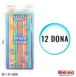 Rangli qalamlar 45 (12 xil)